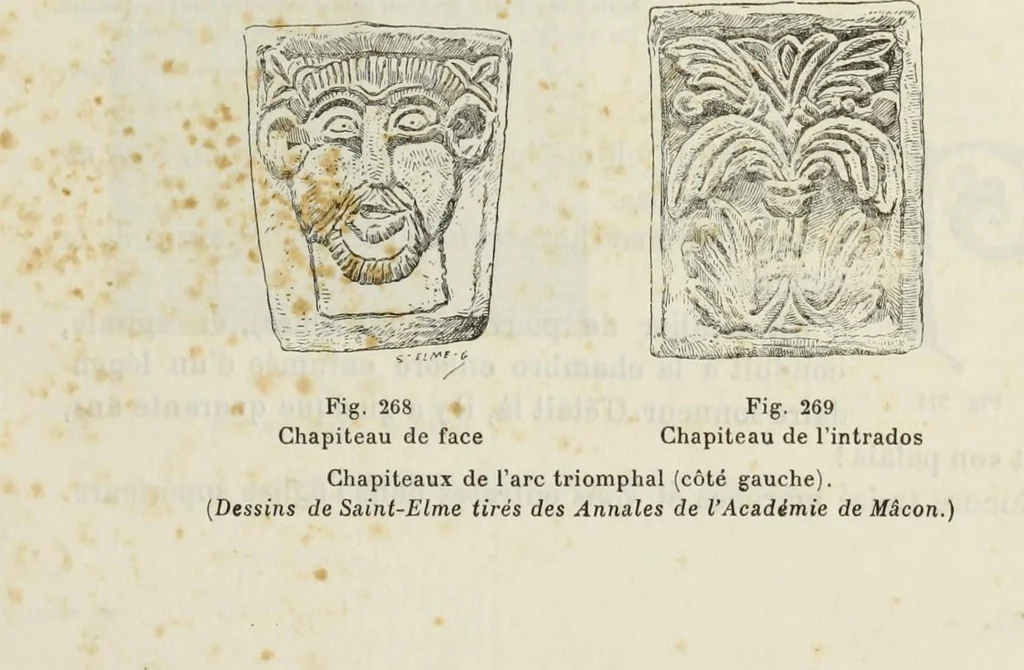 An illustration from Saint-Philibert de Tournus, 1905, leaf 548