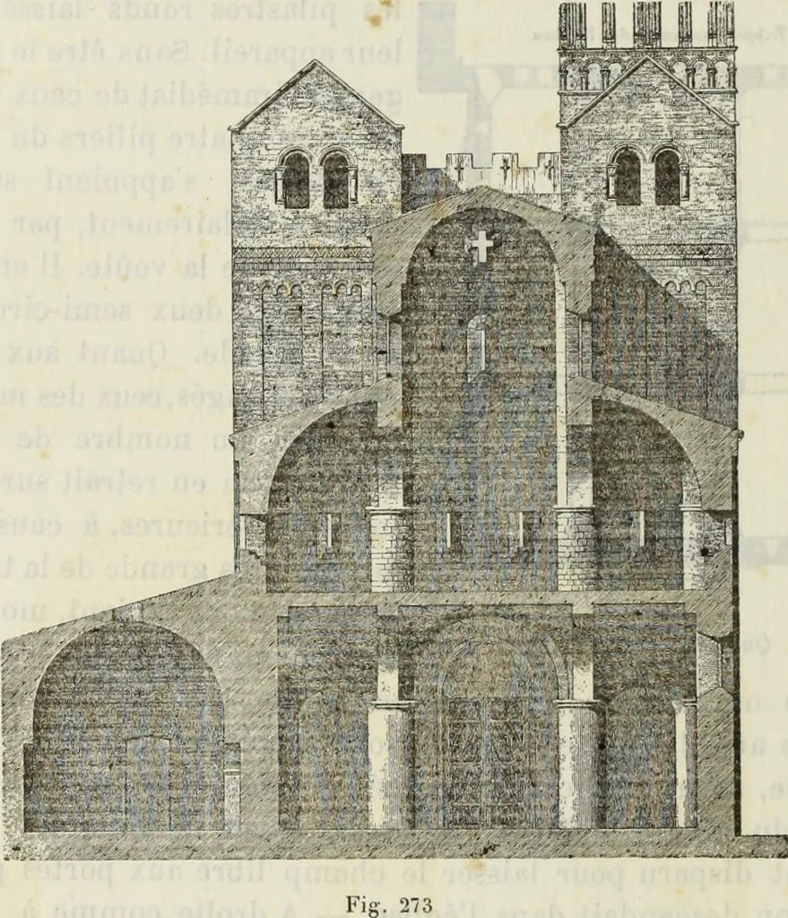 An illustration from Saint-Philibert de Tournus, 1905, leaf 553