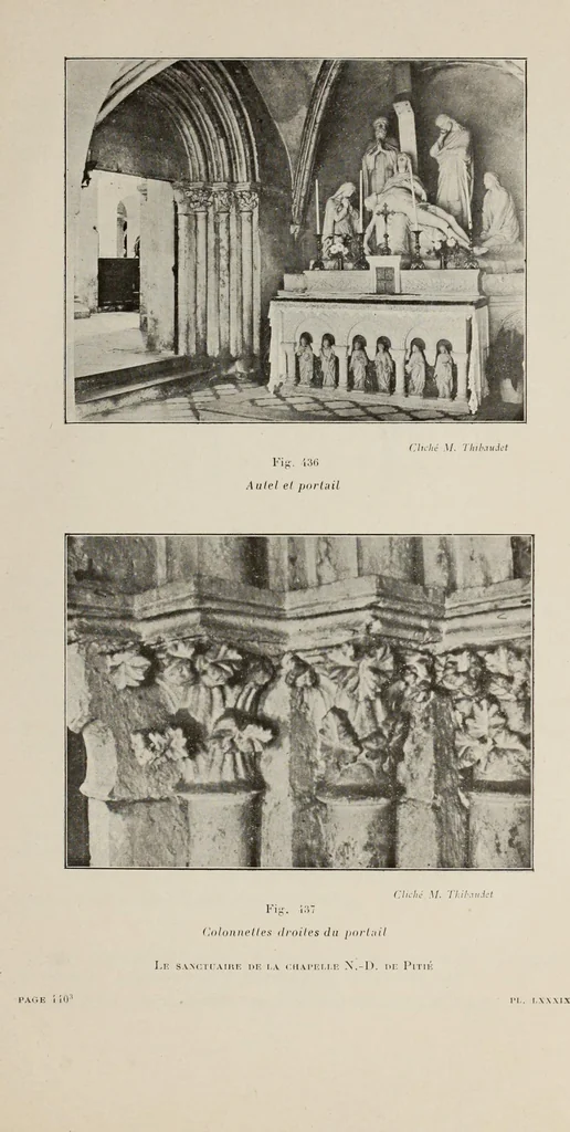 An illustration from Saint-Philibert de Tournus, 1905, leaf 580