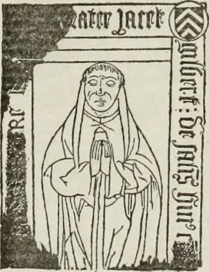An illustration from Saint-Philibert de Tournus, 1905, leaf 584