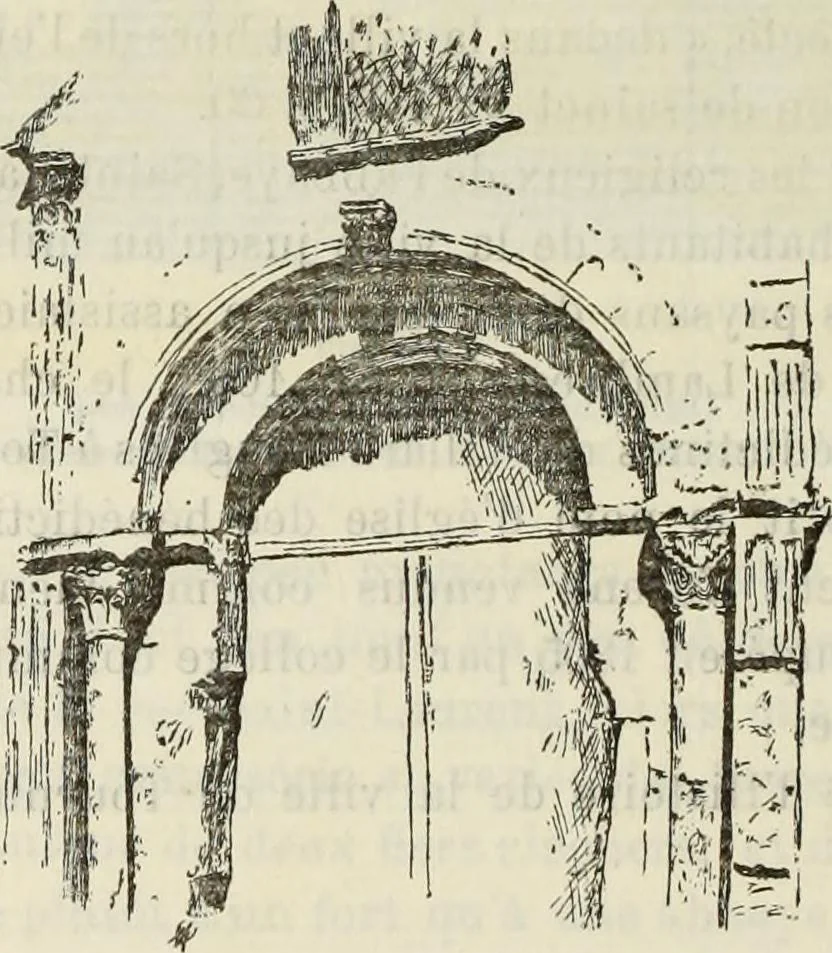 An illustration from Saint-Philibert de Tournus, 1905, leaf 597