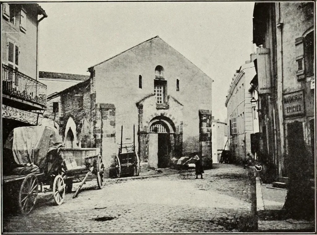 An illustration from Saint-Philibert de Tournus, 1905, leaf 598