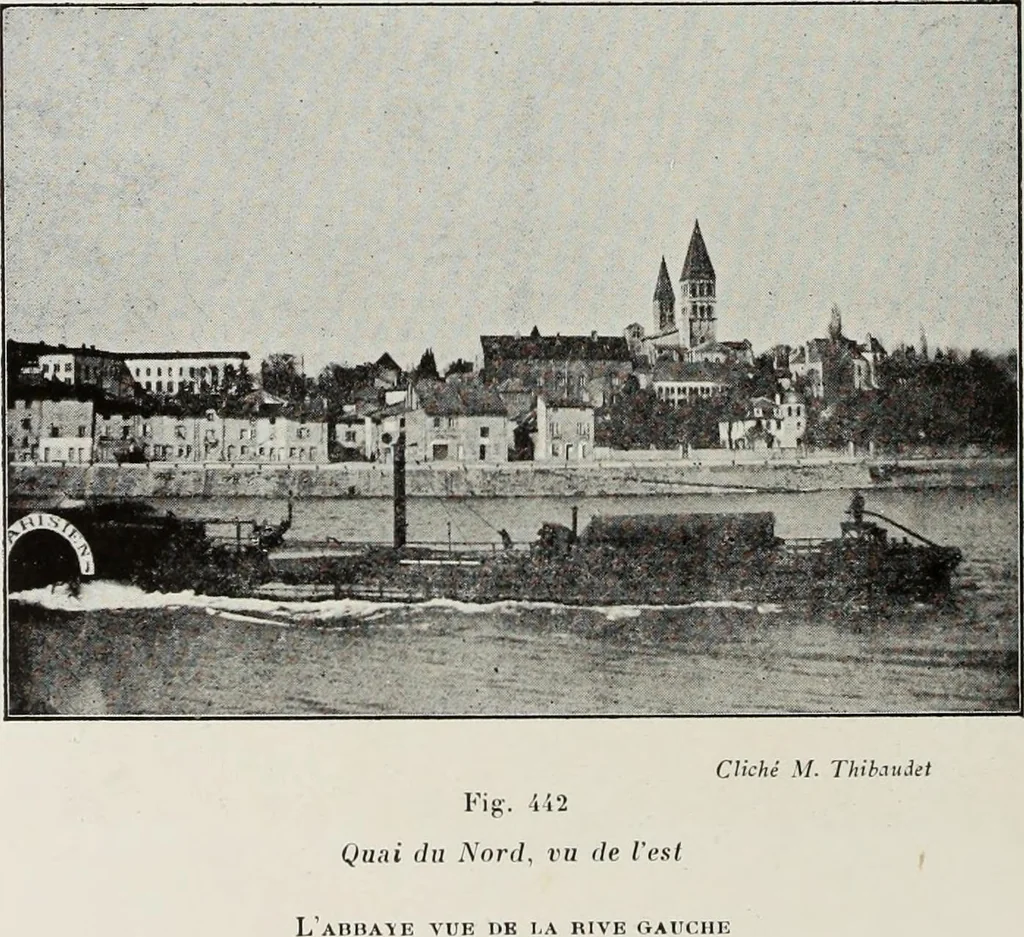 An illustration from Saint-Philibert de Tournus, 1905, leaf 599