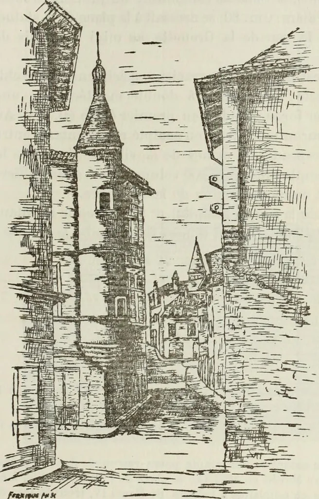 An illustration from Saint-Philibert de Tournus, 1905, leaf 604