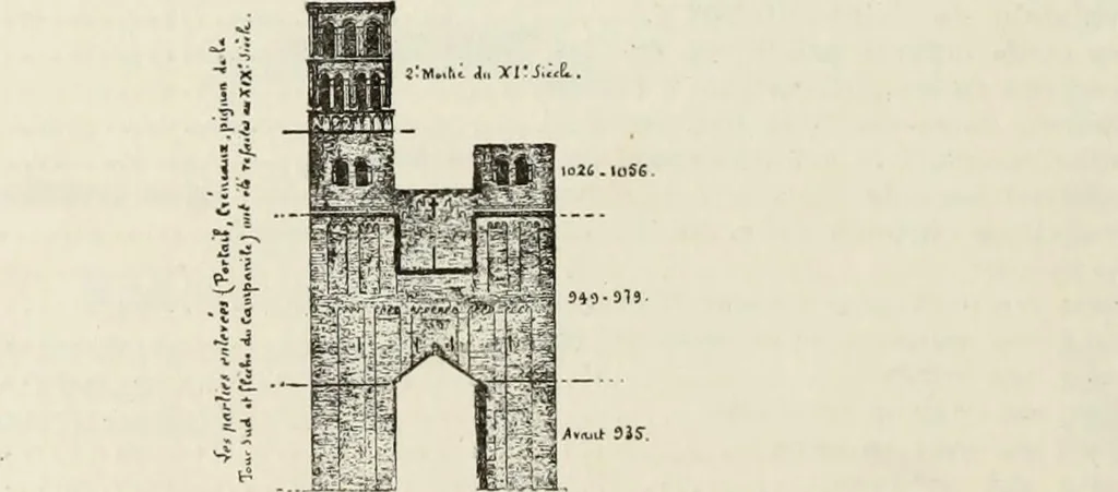 An illustration from Saint-Philibert de Tournus, 1905, leaf 675
