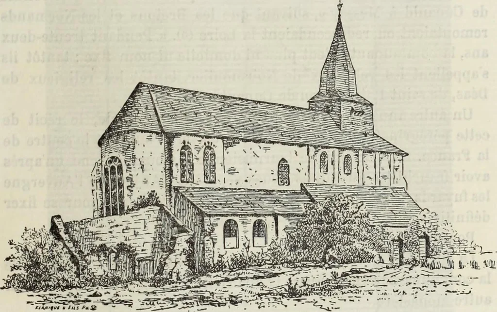 An illustration from Saint-Philibert de Tournus, 1905, leaf 74
