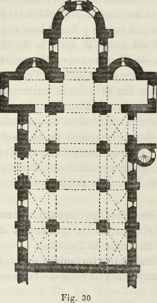 An illustration from Saint-Philibert de Tournus, 1905, leaf 93