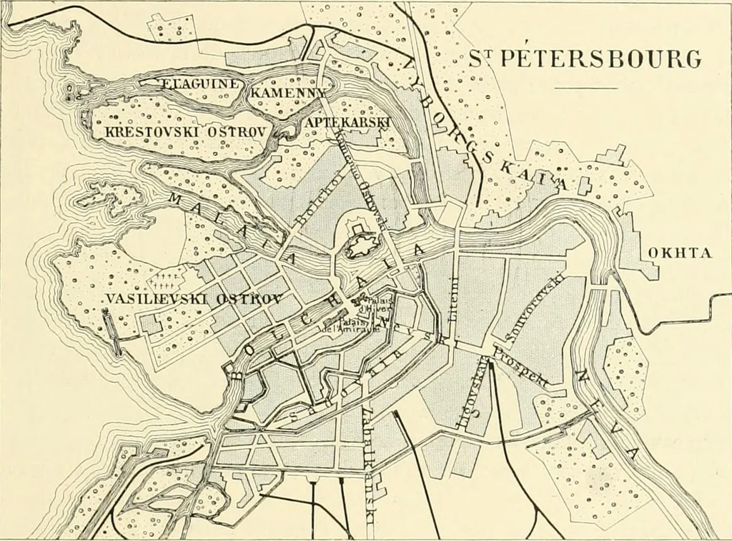 An illustration from Saint-Pétersbourg, 1913, leaf 10