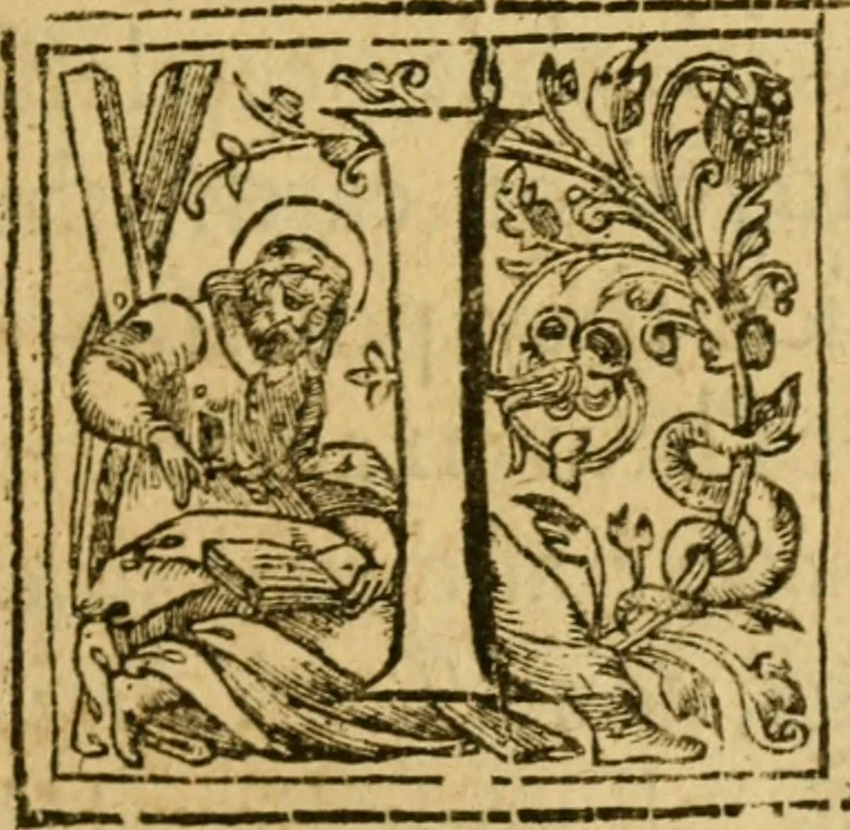 An illustration from The saints advantage : or, The well-fare of the faithfull, in the worst times. A sermon preached at the Hage the 18. of May, before the most high, and mighty Princesse, Elizabeth, by the grace of God, Queene of Bohemia ..., 1624, leaf 6