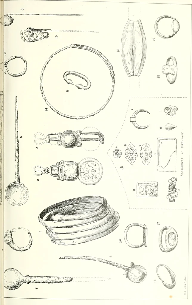 An illustration from Salaminia (Cyprus) : the history, treasures, & antiquities of Salamis in the island of Cyprus, 1882, leaf 108