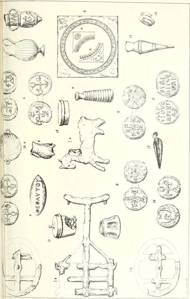An illustration from Salaminia (Cyprus) : the history, treasures, & antiquities of Salamis in the island of Cyprus, 1882, leaf 132