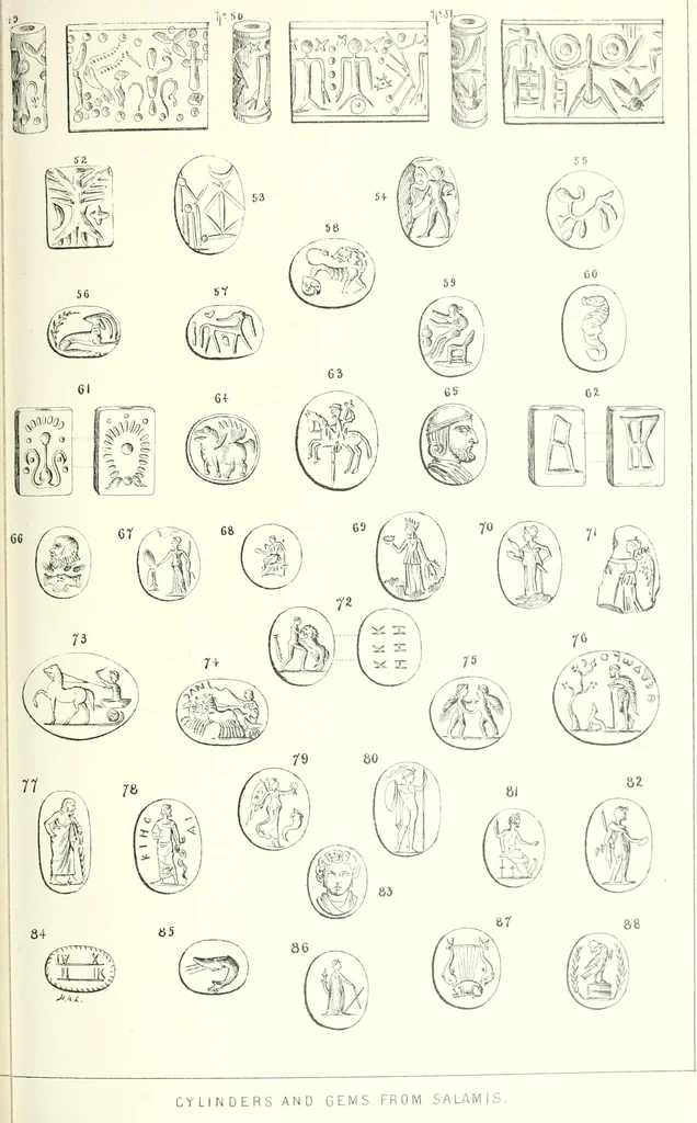 An illustration from Salaminia (Cyprus) : the history, treasures, & antiquities of Salamis in the island of Cyprus, 1882, leaf 238