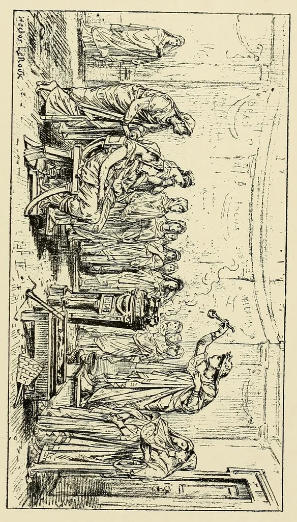 An illustration from The Salon; a collection of the choicest paintings recently executed by distinguished European artists .., 1881, leaf 105