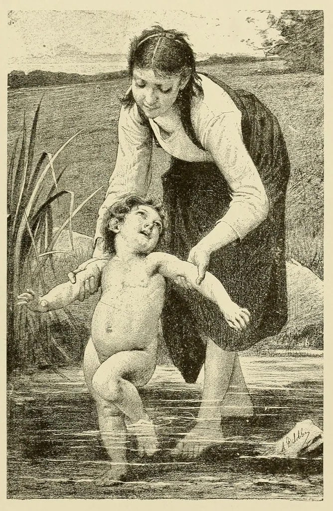 An illustration from The Salon; a collection of the choicest paintings recently executed by distinguished European artists .., 1881, leaf 131
