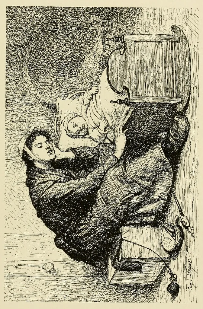 An illustration from The Salon; a collection of the choicest paintings recently executed by distinguished European artists .., 1881, leaf 195