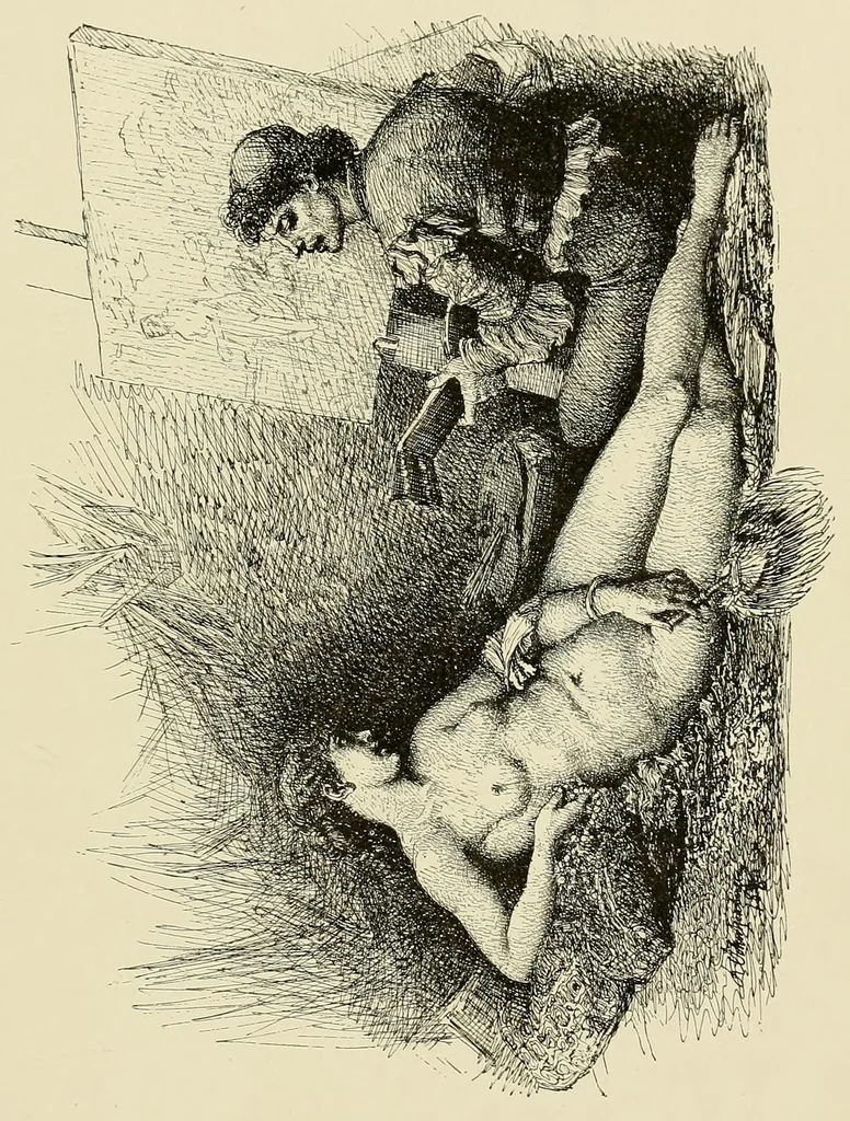 An illustration from The Salon; a collection of the choicest paintings recently executed by distinguished European artists .., 1881, leaf 275