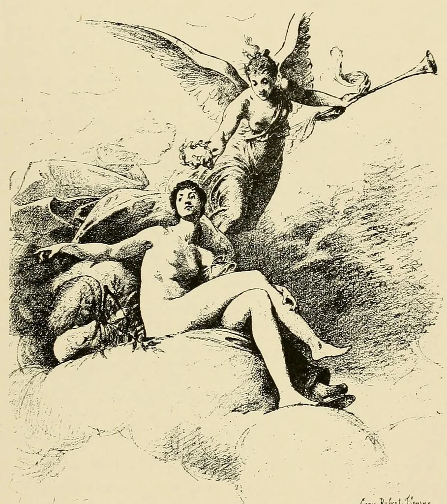 An illustration from The Salon; a collection of the choicest paintings recently executed by distinguished European artists .., 1881, leaf 33