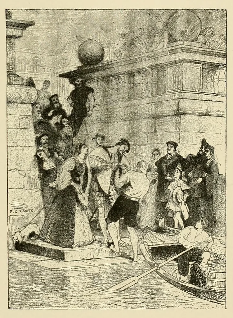 An illustration from The Salon; a collection of the choicest paintings recently executed by distinguished European artists .., 1881, leaf 63