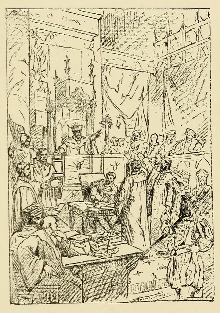 An illustration from The Salon; a collection of the choicest paintings recently executed by distinguished European artists .., 1881, leaf 309