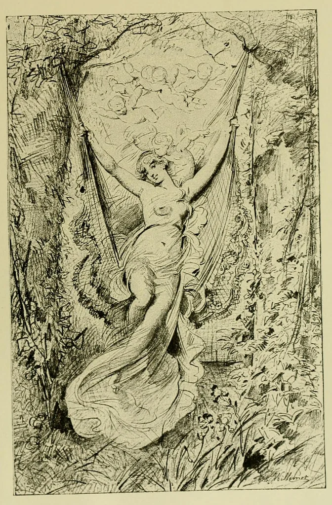 An illustration from The Salon; a collection of the choicest paintings recently executed by distinguished European artists .., 1881, leaf 127