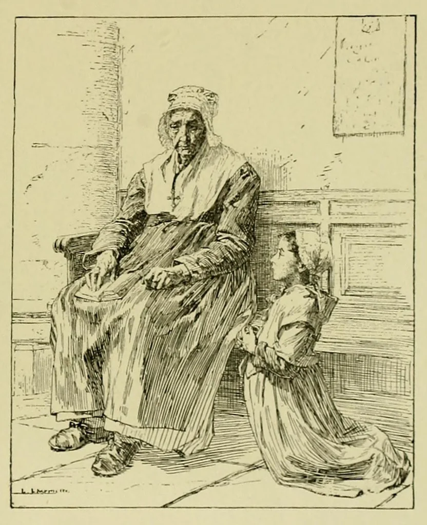 An illustration from The Salon; a collection of the choicest paintings recently executed by distinguished European artists .., 1881, leaf 247