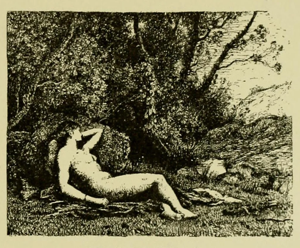 An illustration from The Salon; a collection of the choicest paintings recently executed by distinguished European artists .., 1881, leaf 307