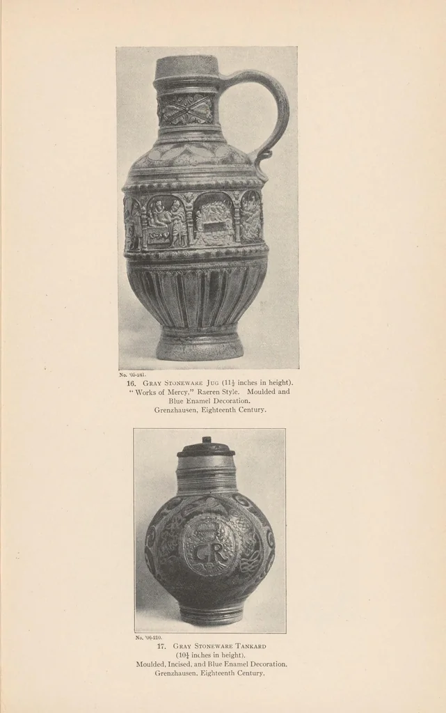 An illustration from Salt glazed stoneware : Germany, Flanders, England and the United States, 1907, leaf 41