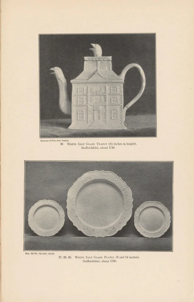 An illustration from Salt glazed stoneware : Germany, Flanders, England and the United States, 1907, leaf 55