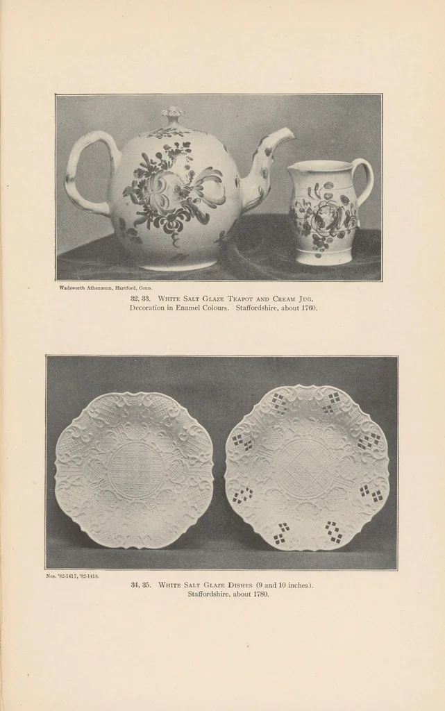 An illustration from Salt glazed stoneware : Germany, Flanders, England and the United States, 1907, leaf 61