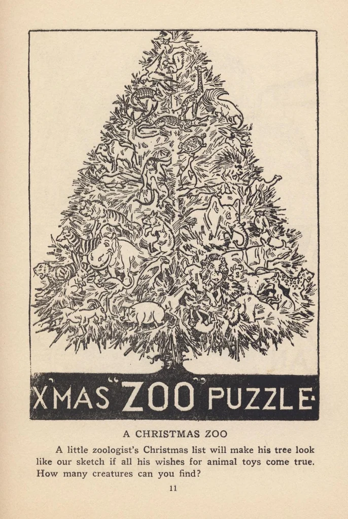 An illustration from Sam Loyd's Picture Puzzles With Answers 1924.Sam Loyd (Darwin-IA), 1924, leaf 20