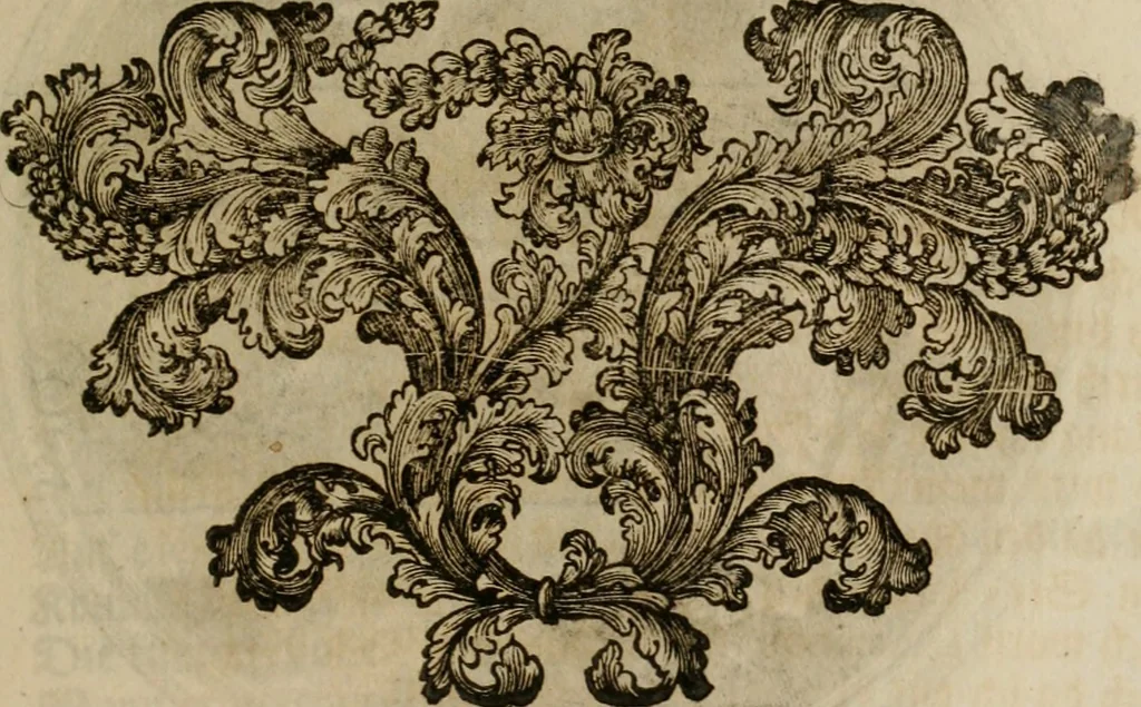 An illustration from Sammlung geist- und sinnreicher Gedancken uber verschiedene aus der Natur, Kunst, und Wissenschafften vorgestellte Sinn-Bilder : durch alle Gattungen der Hoch-Teutschen Reim-Kunst, theils zur Jugendsamen Lehr, und nutzlicher Gemüths-Ergötzung, theils zur angenehmen Gesang, 1749, leaf 108