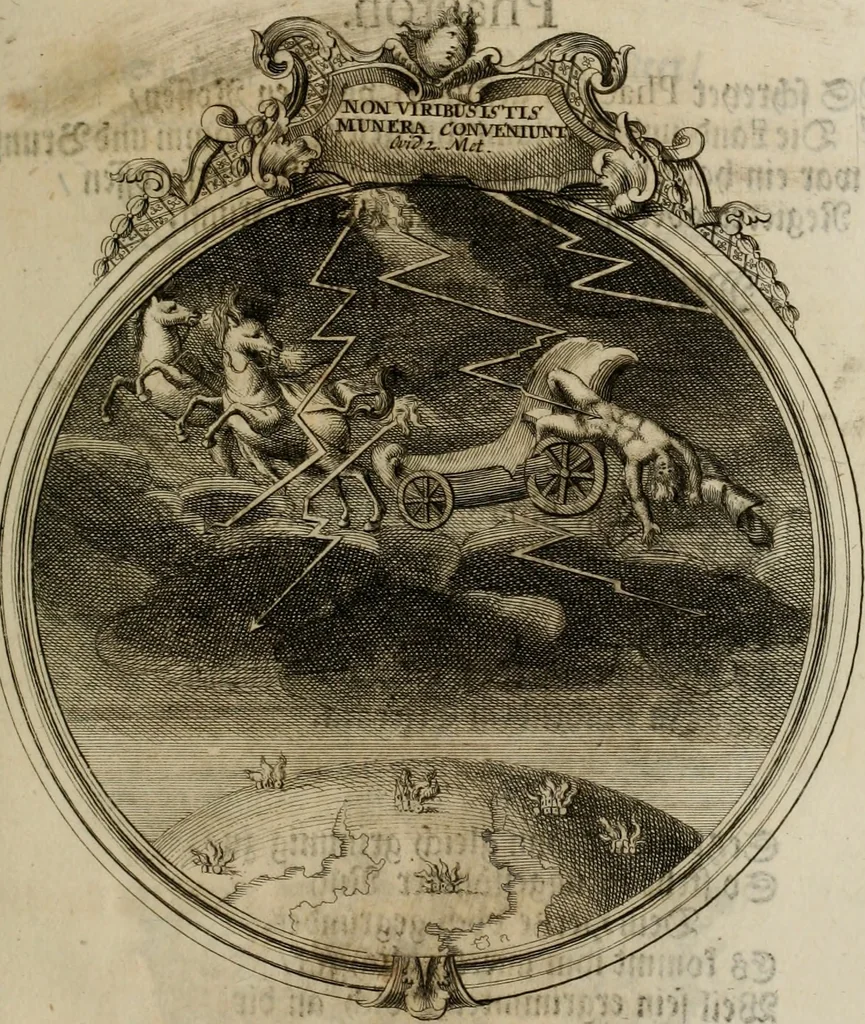 An illustration from Sammlung geist- und sinnreicher Gedancken uber verschiedene aus der Natur, Kunst, und Wissenschafften vorgestellte Sinn-Bilder : durch alle Gattungen der Hoch-Teutschen Reim-Kunst, theils zur Jugendsamen Lehr, und nutzlicher Gemüths-Ergötzung, theils zur angenehmen Gesang, 1749, leaf 144