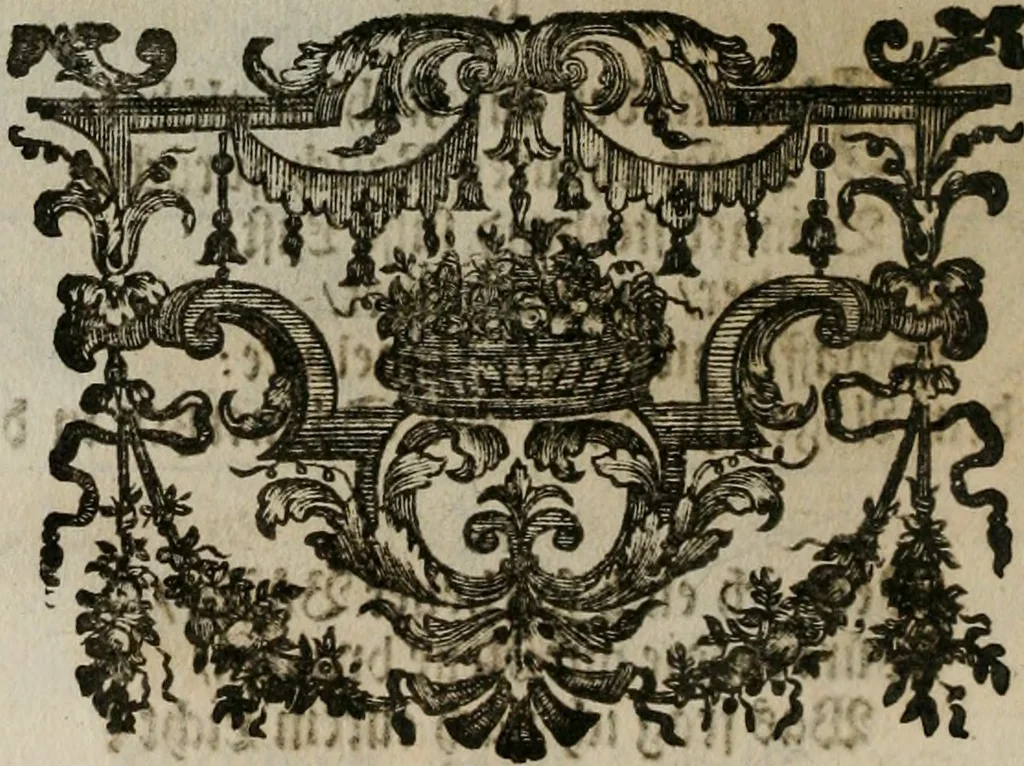 An illustration from Sammlung geist- und sinnreicher Gedancken uber verschiedene aus der Natur, Kunst, und Wissenschafften vorgestellte Sinn-Bilder : durch alle Gattungen der Hoch-Teutschen Reim-Kunst, theils zur Jugendsamen Lehr, und nutzlicher Gemüths-Ergötzung, theils zur angenehmen Gesang, 1749, leaf 149