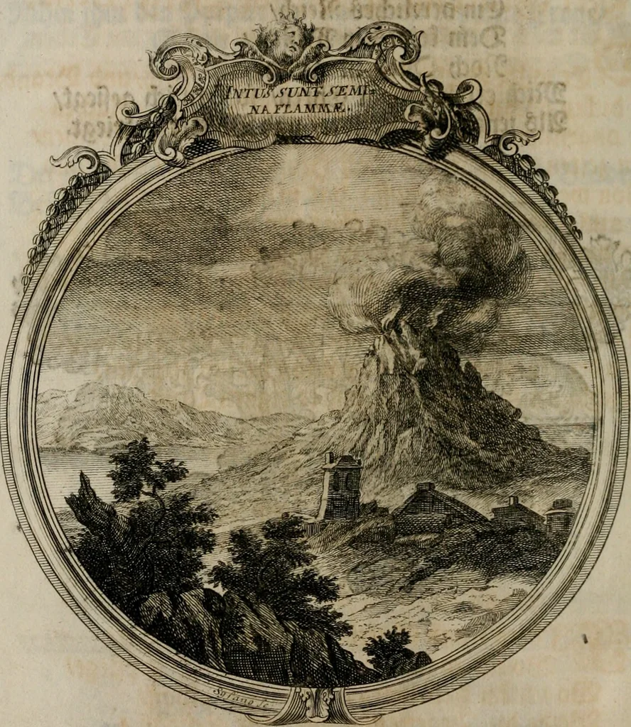 An illustration from Sammlung geist- und sinnreicher Gedancken uber verschiedene aus der Natur, Kunst, und Wissenschafften vorgestellte Sinn-Bilder : durch alle Gattungen der Hoch-Teutschen Reim-Kunst, theils zur Jugendsamen Lehr, und nutzlicher Gemüths-Ergötzung, theils zur angenehmen Gesang, 1749, leaf 15