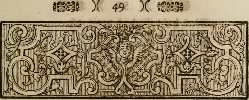 An illustration from Sammlung geist- und sinnreicher Gedancken uber verschiedene aus der Natur, Kunst, und Wissenschafften vorgestellte Sinn-Bilder : durch alle Gattungen der Hoch-Teutschen Reim-Kunst, theils zur Jugendsamen Lehr, und nutzlicher Gemüths-Ergötzung, theils zur angenehmen Gesang, 1749, leaf 252