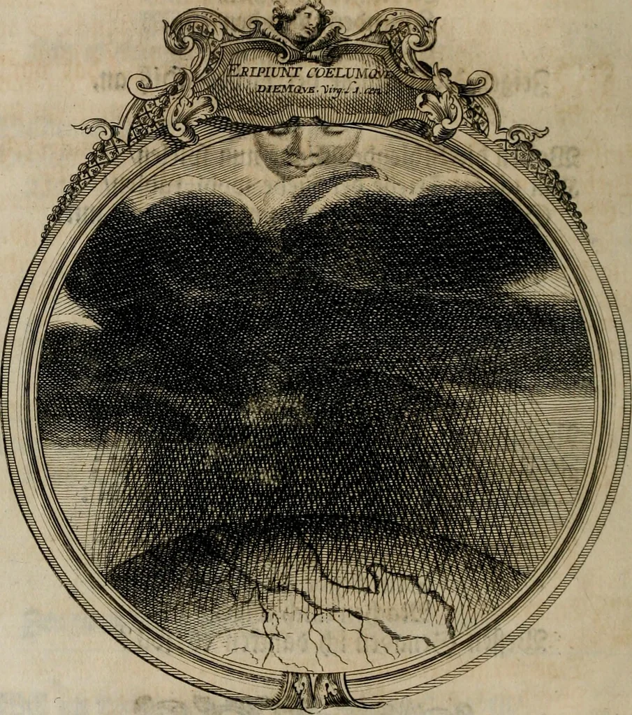 An illustration from Sammlung geist- und sinnreicher Gedancken uber verschiedene aus der Natur, Kunst, und Wissenschafften vorgestellte Sinn-Bilder : durch alle Gattungen der Hoch-Teutschen Reim-Kunst, theils zur Jugendsamen Lehr, und nutzlicher Gemüths-Ergötzung, theils zur angenehmen Gesang, 1749, leaf 41