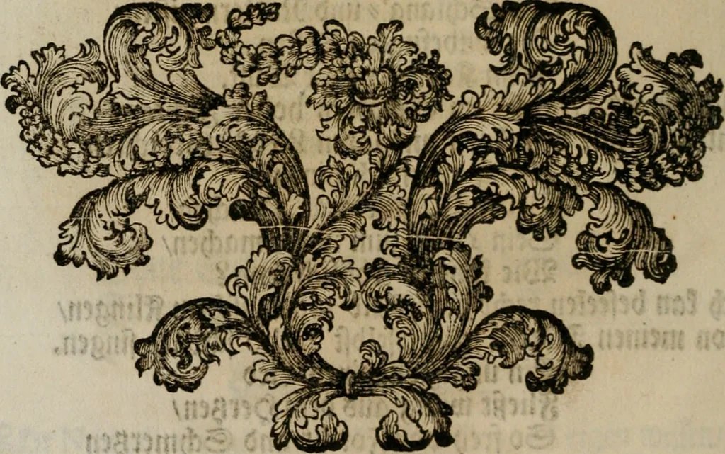 An illustration from Sammlung geist- und sinnreicher Gedancken uber verschiedene aus der Natur, Kunst, und Wissenschafften vorgestellte Sinn-Bilder : durch alle Gattungen der Hoch-Teutschen Reim-Kunst, theils zur Jugendsamen Lehr, und nutzlicher Gemüths-Ergötzung, theils zur angenehmen Gesang, 1749, leaf 47