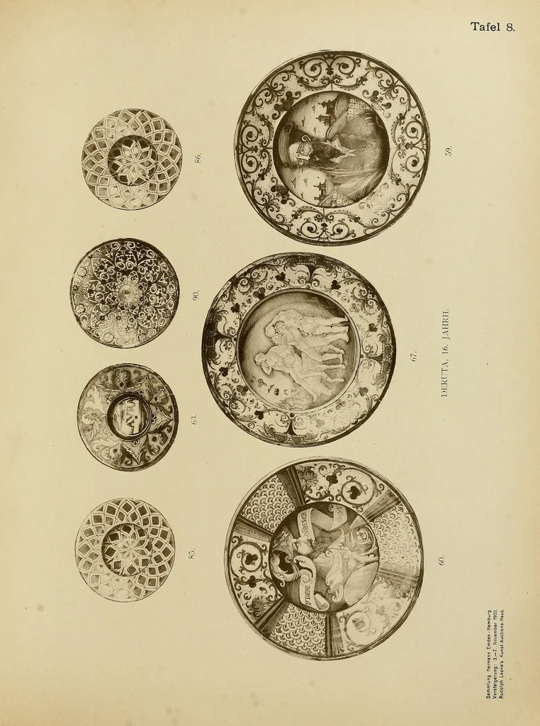 An illustration from Sammlung Hermann Emden, Hamburg, 1908, leaf 221