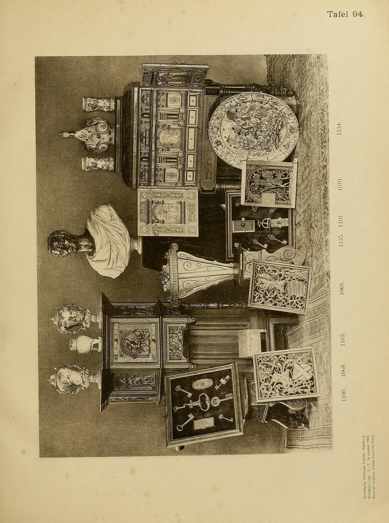 An illustration from Sammlung Hermann Emden, Hamburg, 1908, leaf 393