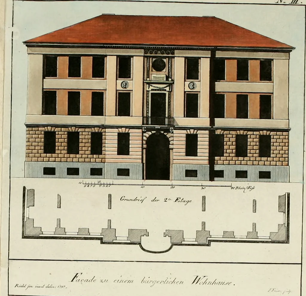 An illustration from Sammlung nützlicher Aufsätze und Nachrichten, die Baukunst betreffend, 1797, leaf 147