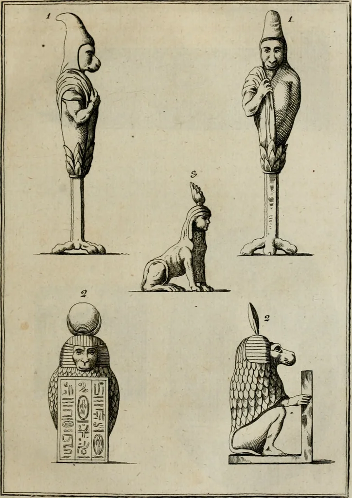 An illustration from Sammlung von Aegyptischen, Hetrurischen, Griechischen und Romischen Alterthümern, 1766, leaf 108