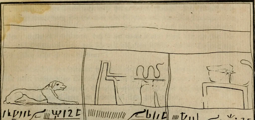 An illustration from Sammlung von Aegyptischen, Hetrurischen, Griechischen und Romischen Alterthümern, 1766, leaf 136