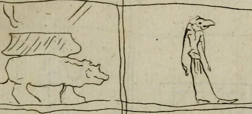 An illustration from Sammlung von Aegyptischen, Hetrurischen, Griechischen und Romischen Alterthümern, 1766, leaf 148