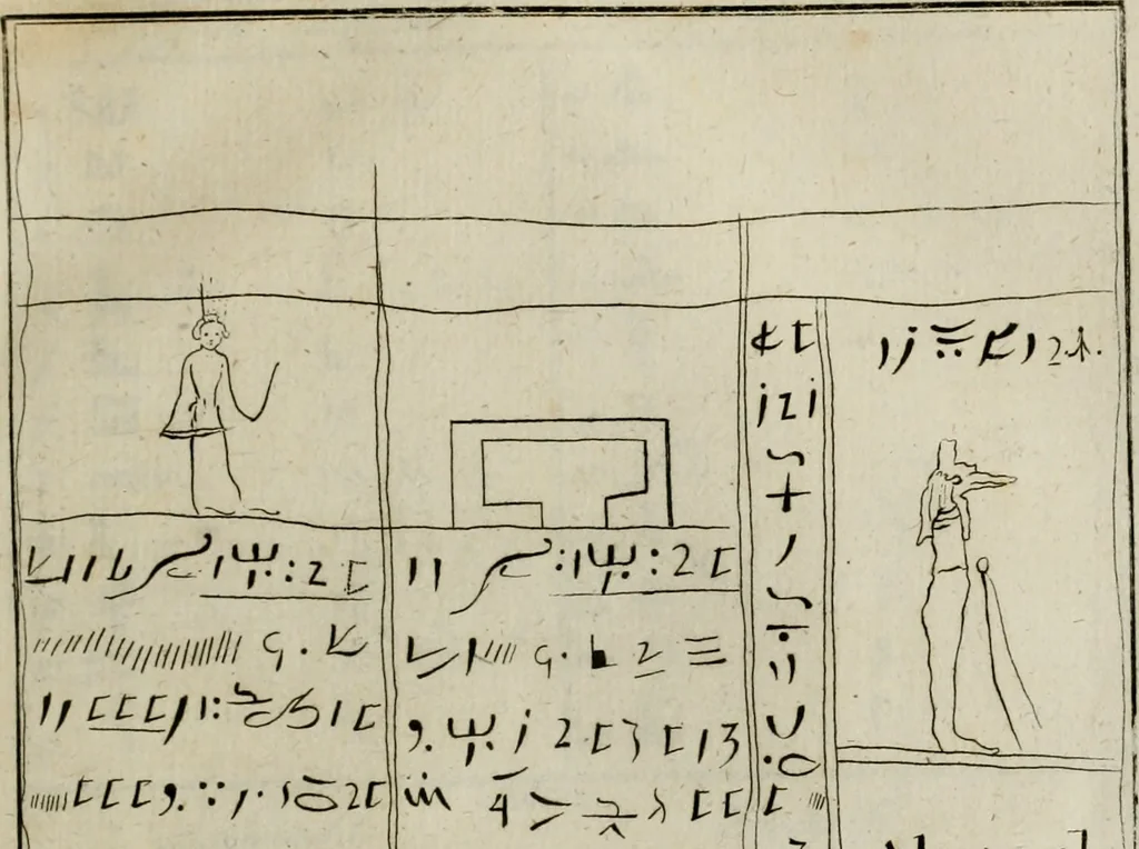 An illustration from Sammlung von Aegyptischen, Hetrurischen, Griechischen und Romischen Alterthümern, 1766, leaf 150