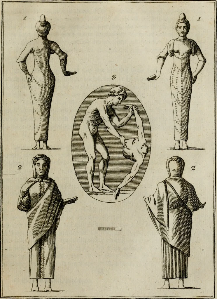 An illustration from Sammlung von Aegyptischen, Hetrurischen, Griechischen und Romischen Alterthümern, 1766, leaf 164