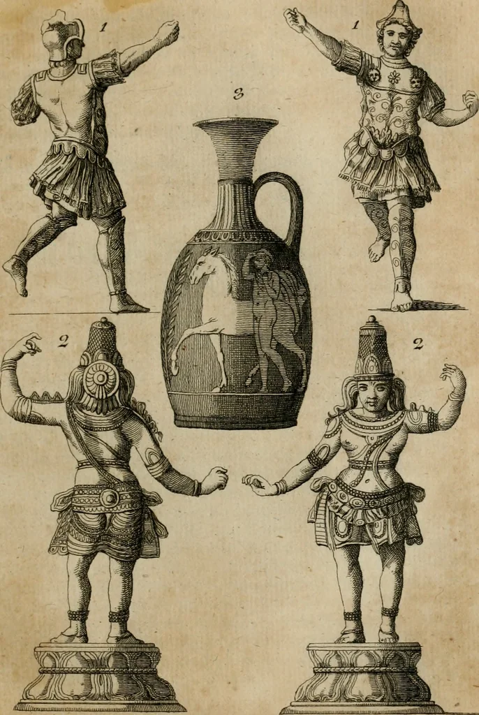 An illustration from Sammlung von Aegyptischen, Hetrurischen, Griechischen und Romischen Alterthümern, 1766, leaf 180