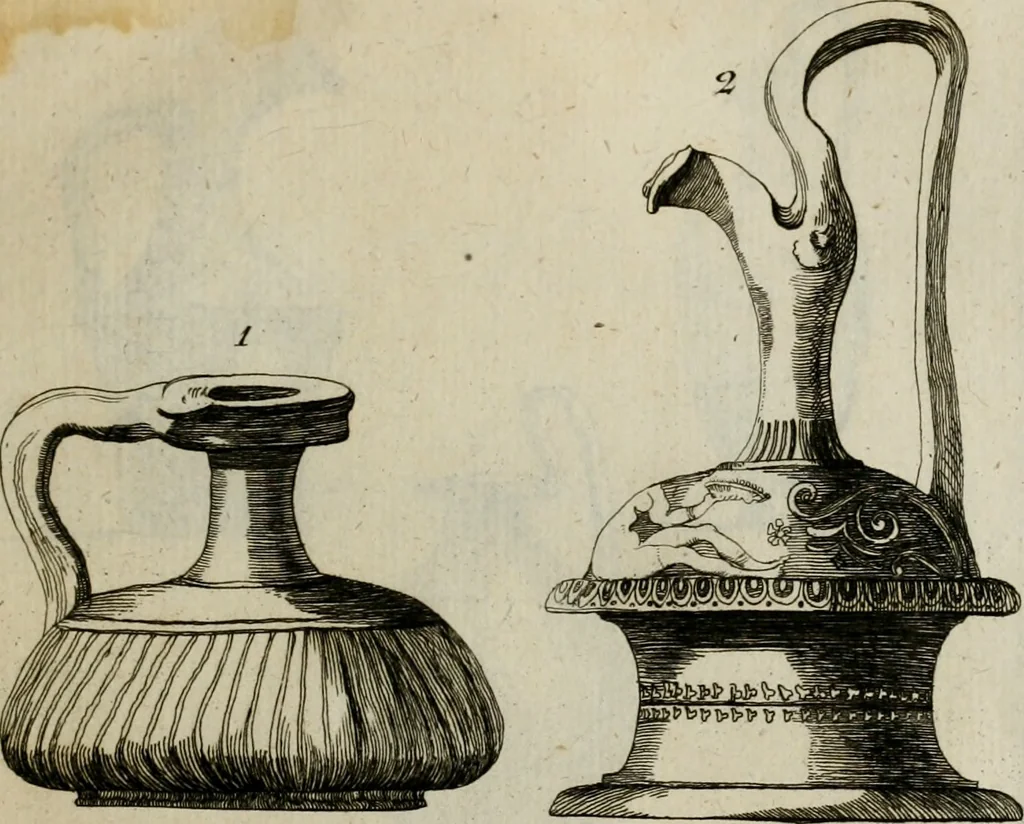 An illustration from Sammlung von Aegyptischen, Hetrurischen, Griechischen und Romischen Alterthümern, 1766, leaf 220