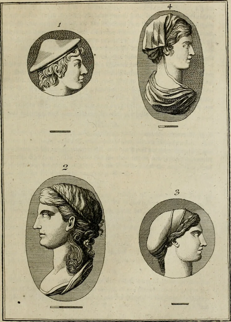 An illustration from Sammlung von Aegyptischen, Hetrurischen, Griechischen und Romischen Alterthümern, 1766, leaf 268