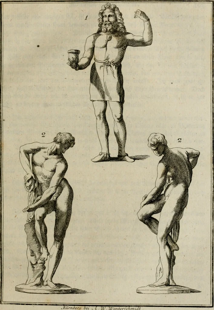 An illustration from Sammlung von Aegyptischen, Hetrurischen, Griechischen und Romischen Alterthümern, 1766, leaf 302