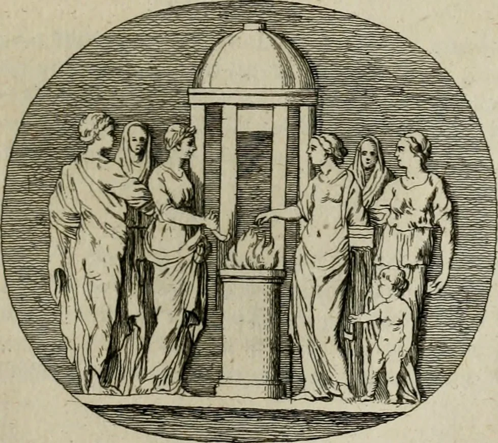 An illustration from Sammlung von Aegyptischen, Hetrurischen, Griechischen und Romischen Alterthümern, 1766, leaf 306